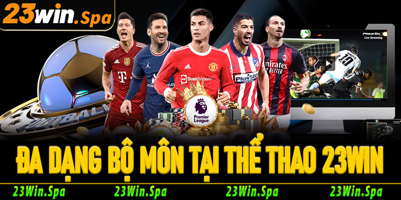 Đa dạng bộ môn từ sân cỏ đến đấu trường ảo tại Thể thao 23Win